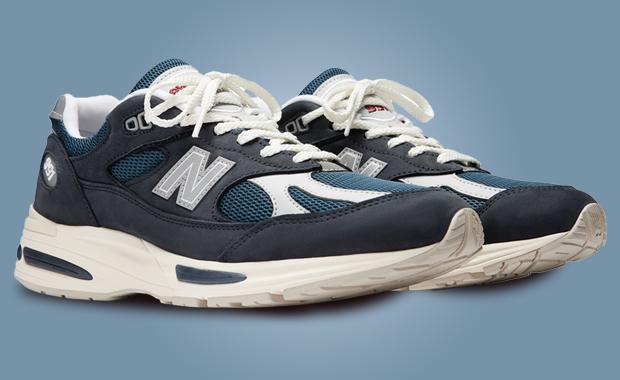 The New Balance 991v2 Made in UK Vintage Navy Releases Spring 2025