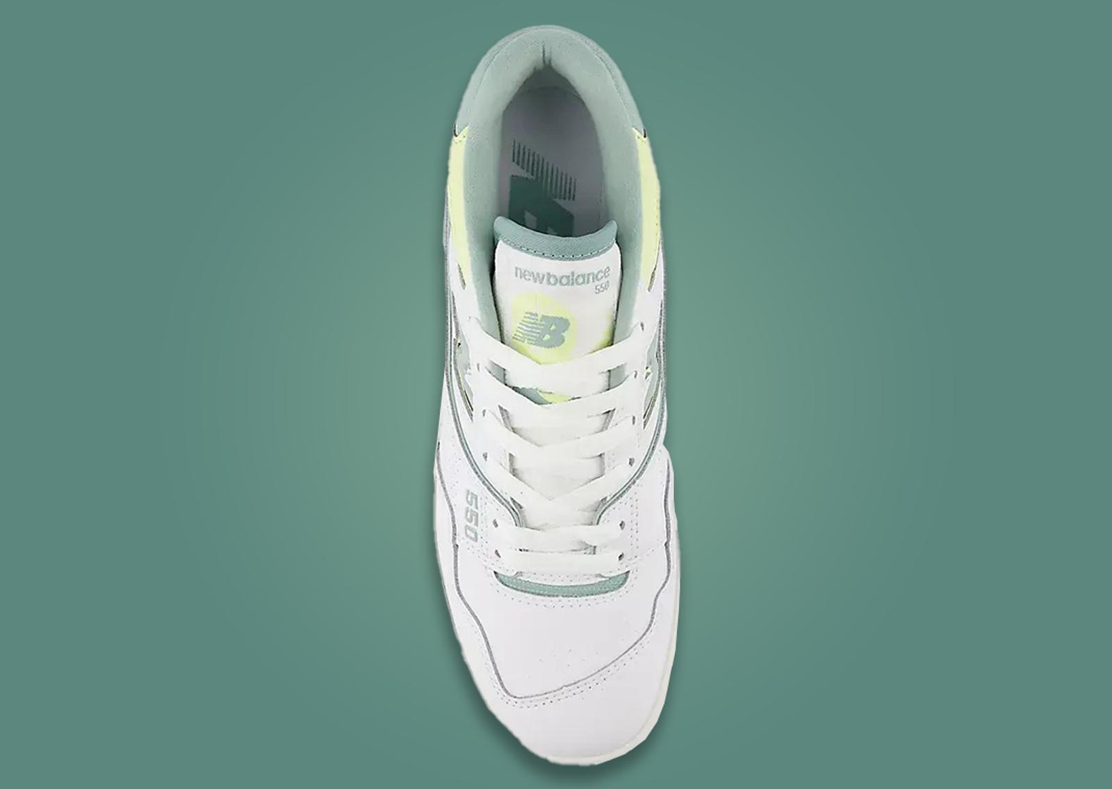 New Balance 550 Salt Marsh Limelight Top