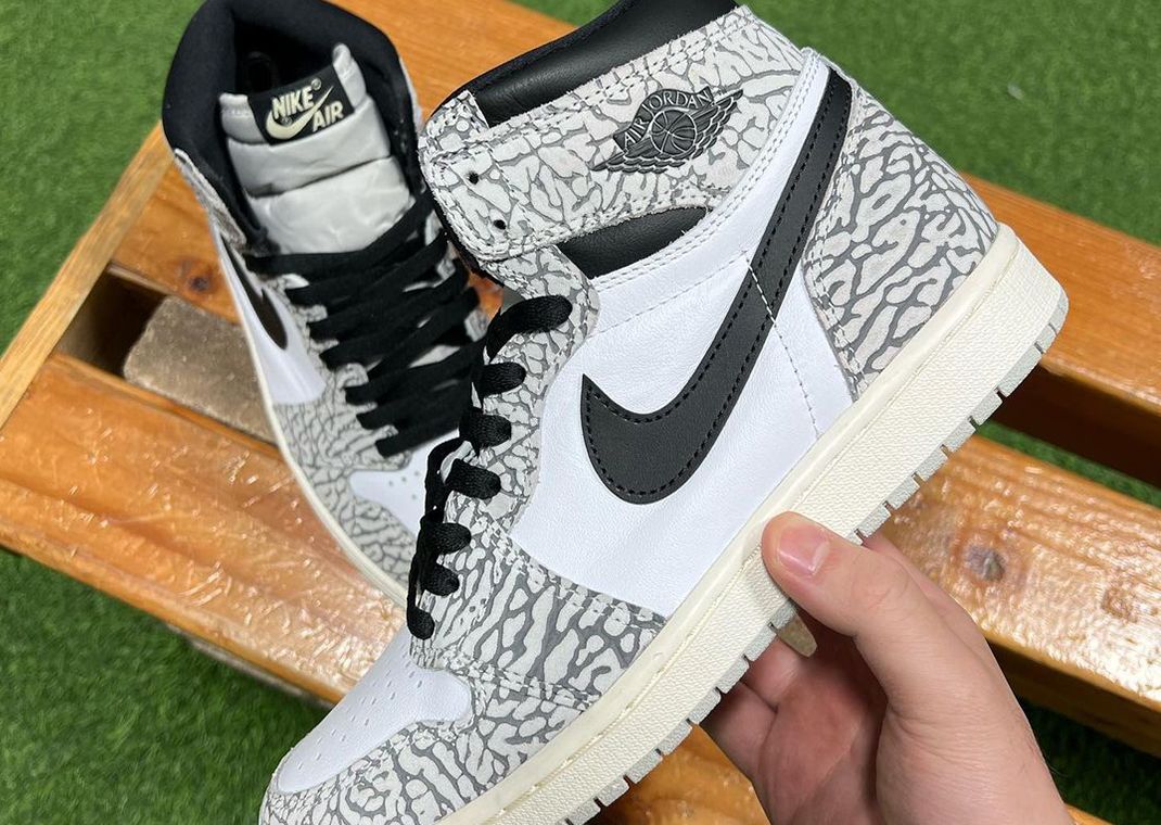 Official Look At The Air Jordan 1 High Elephant Print