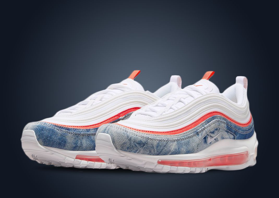 Nike air max hotsell 97 white red blue