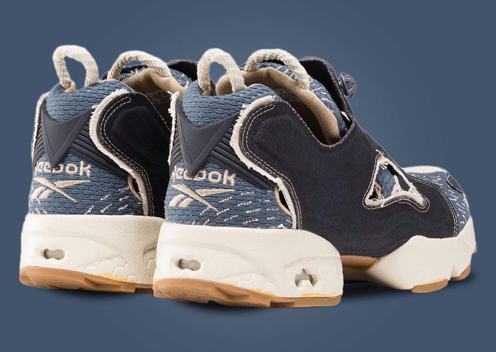 Reebok Instapump Fury Sashiko Heel Angle