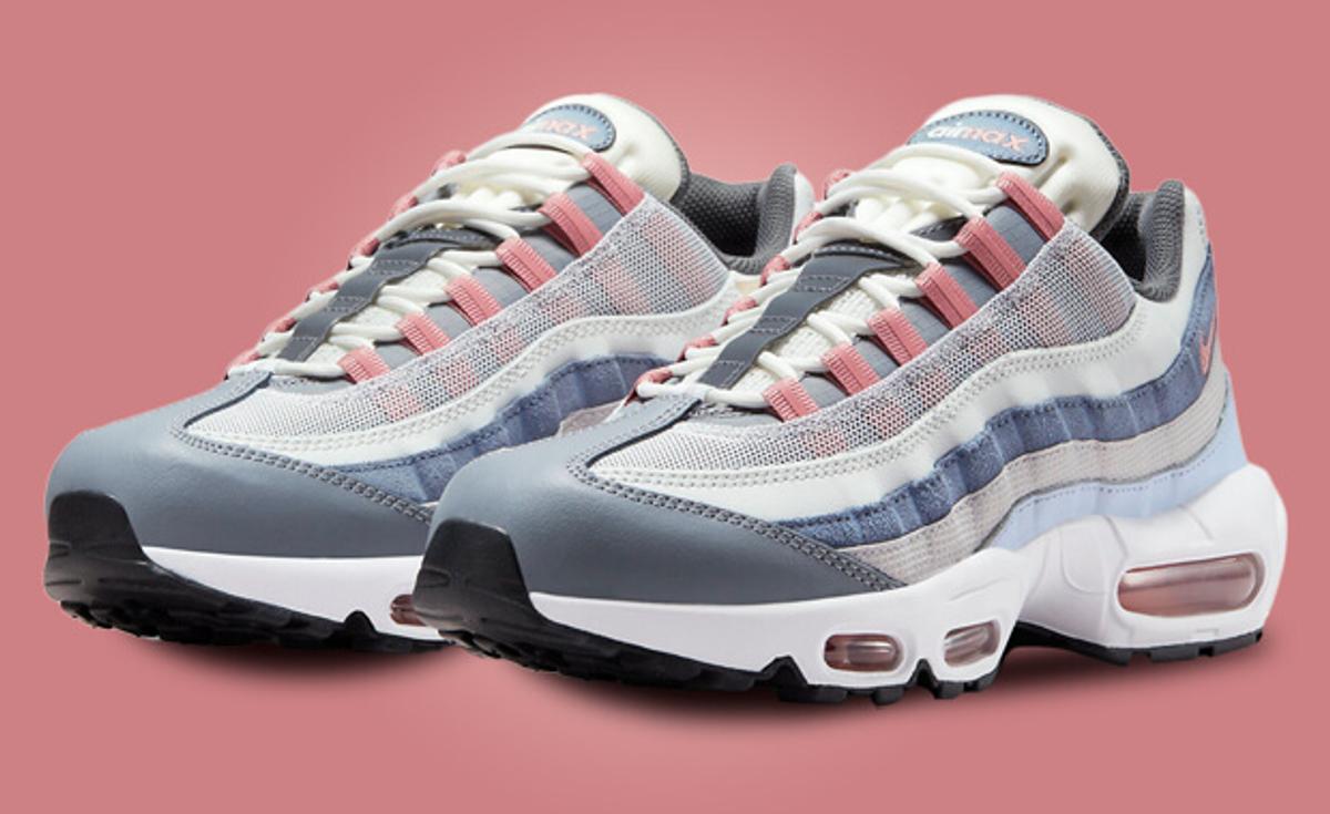 Official Look At The Nike Air Max 95 Vast Grey Red Stardust