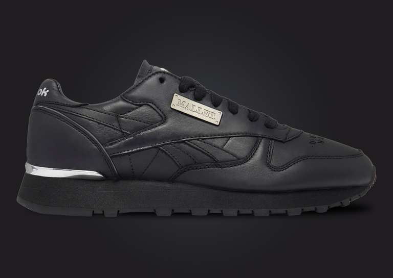 Mallet London x Reebok Classic Leather Black Lateral