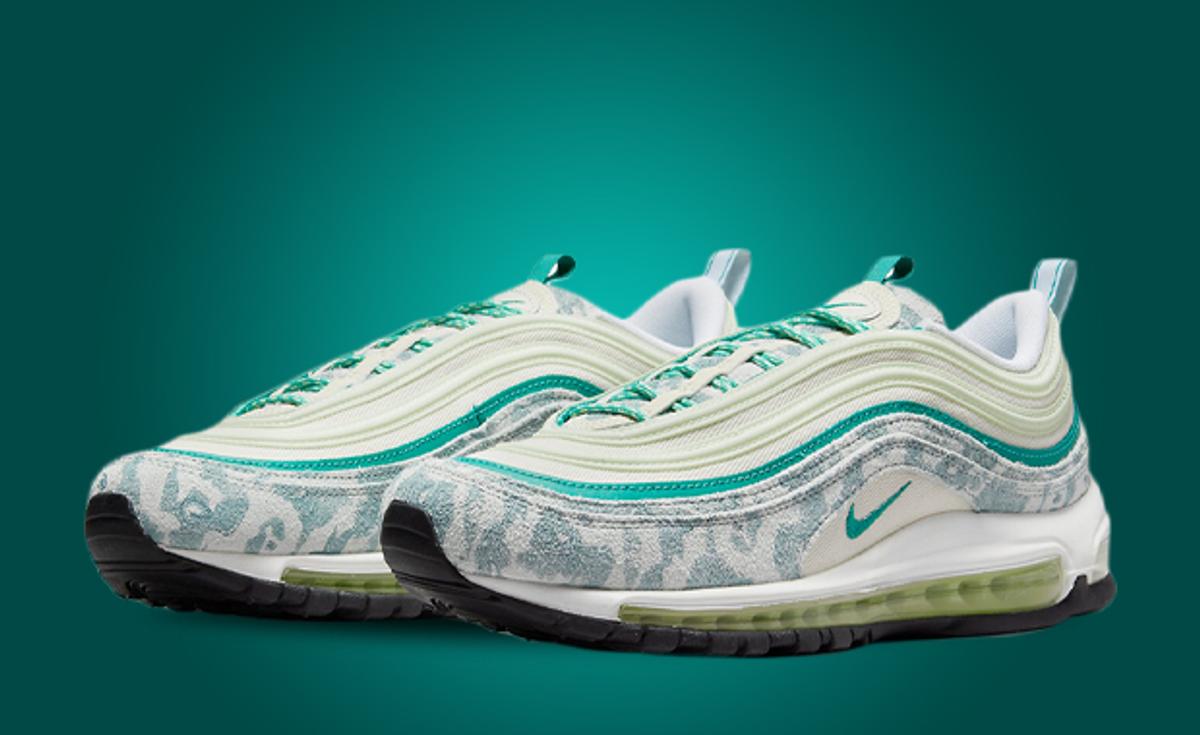 Nike's Air Max 97 Gets Deployed In Teal Camo