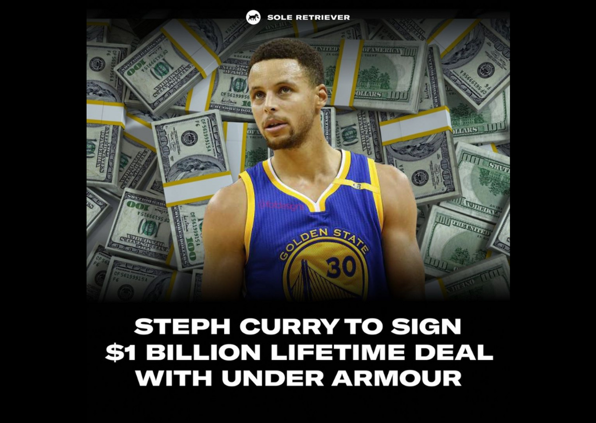 Steph curry 2025 under armour deal