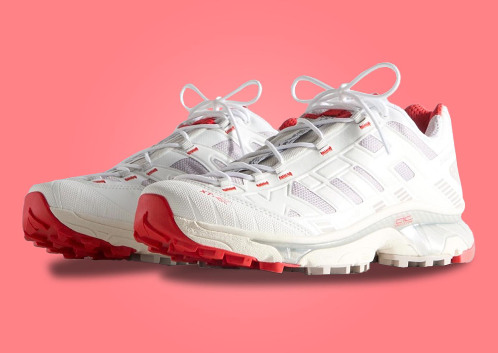 Kith x Salomon XT-4K White Angle