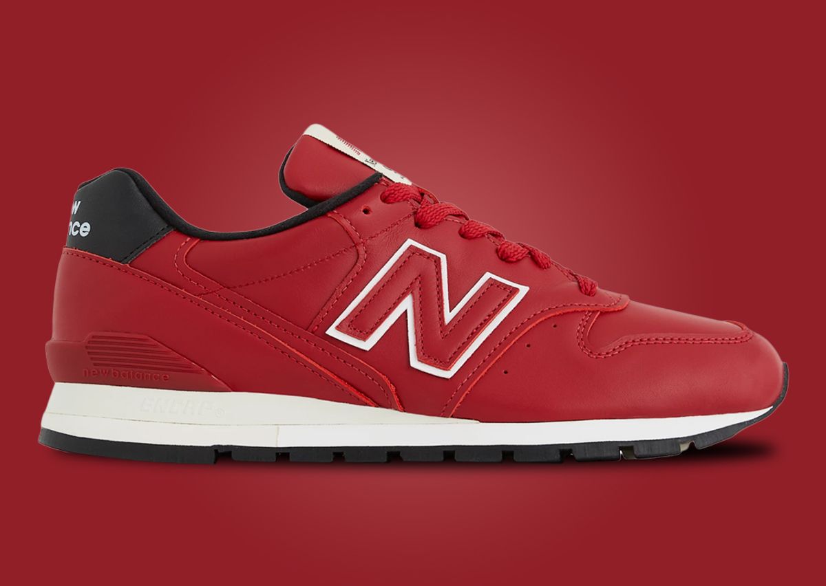 New Balance 996 Made in USA Red Black Lateral