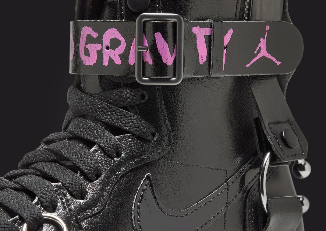 スニーカー Air Jordan 1 High Brooklyn 'Triple Black'(W) The Wild Jordan 1 Sneaker-Boots Just Got EvenWilder