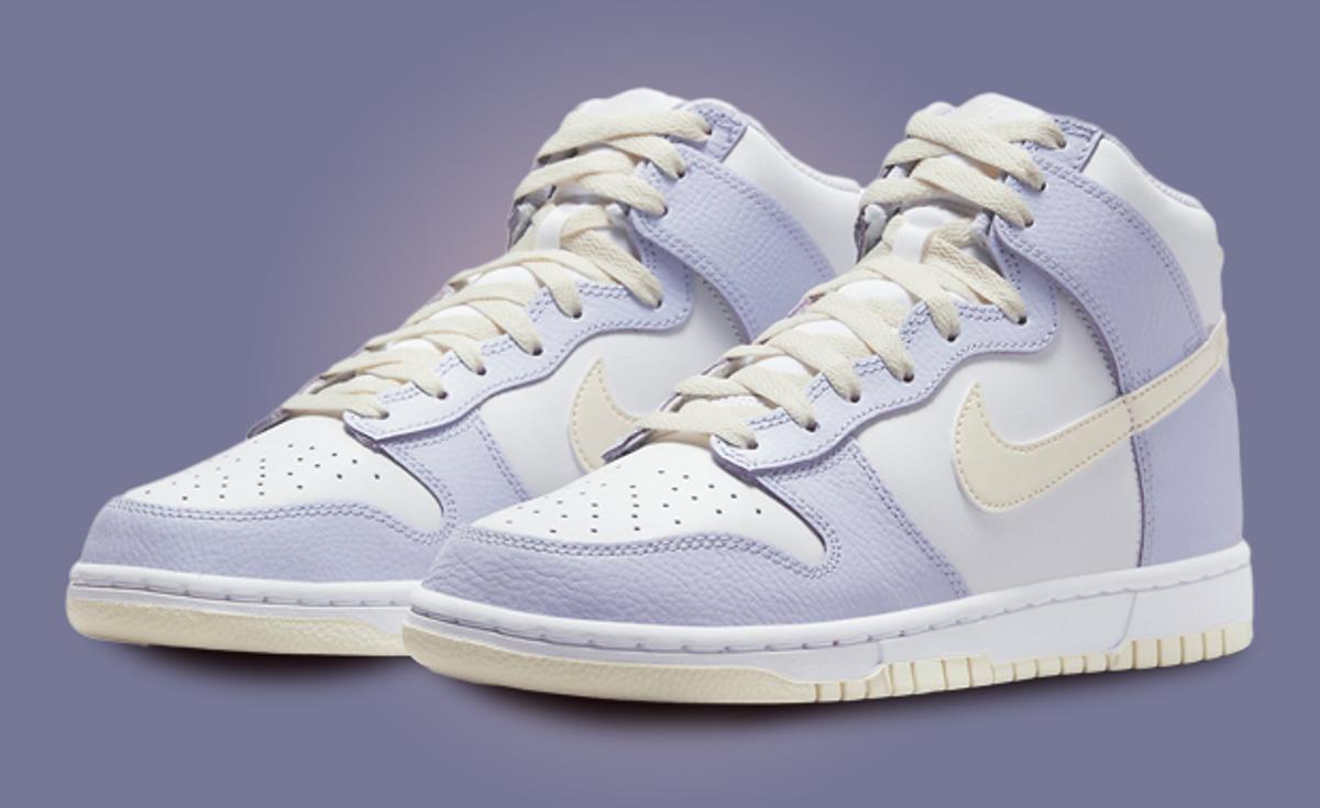 The Nike Dunk High White Coconut Milk Oxygen Purple Is Coming This Summer