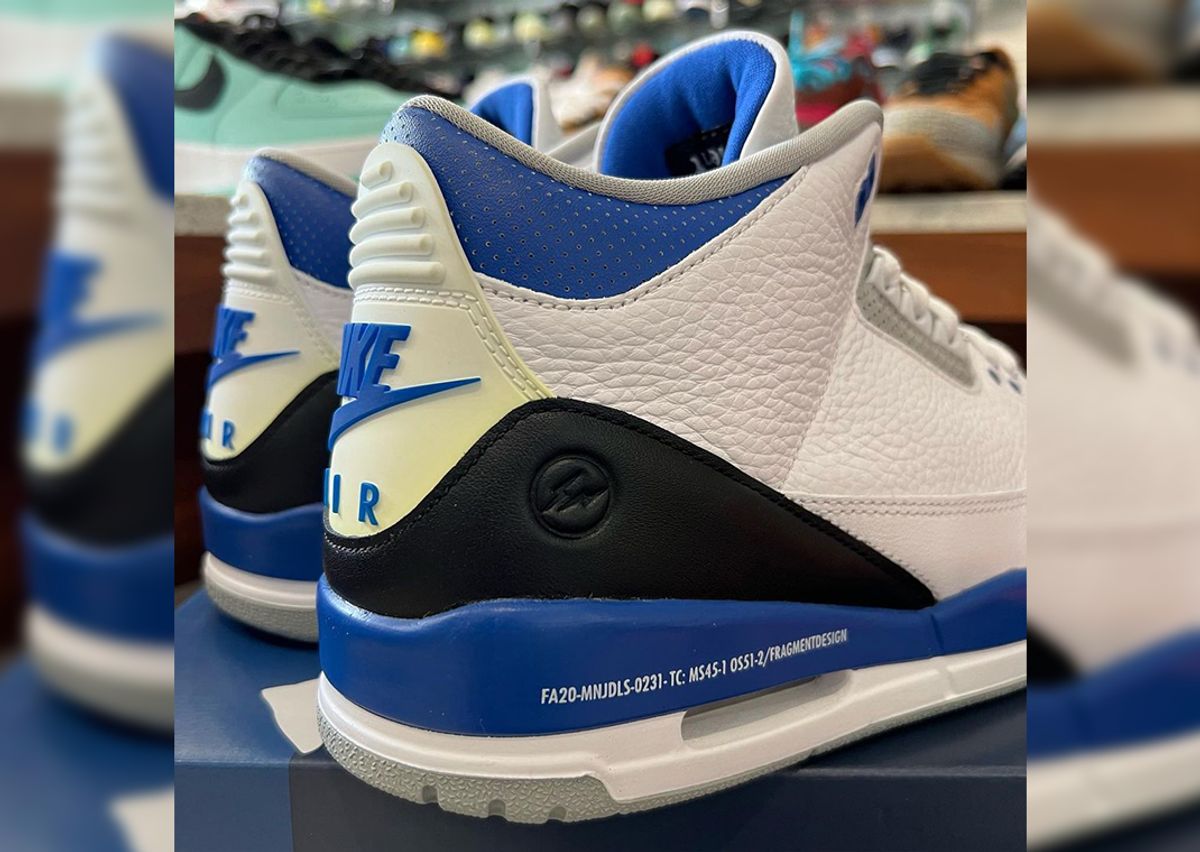 Detailed Look At An Ultra Rare fragment design x Air Jordan 3 Retro Sample