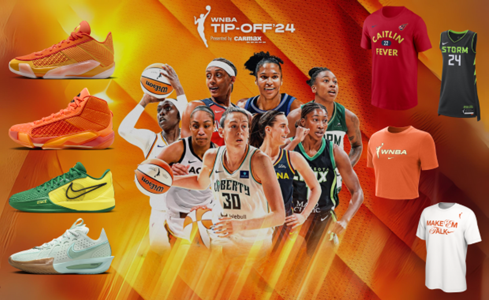 Nike Gear to Celebrate 2024 WNBA Season Tip Off