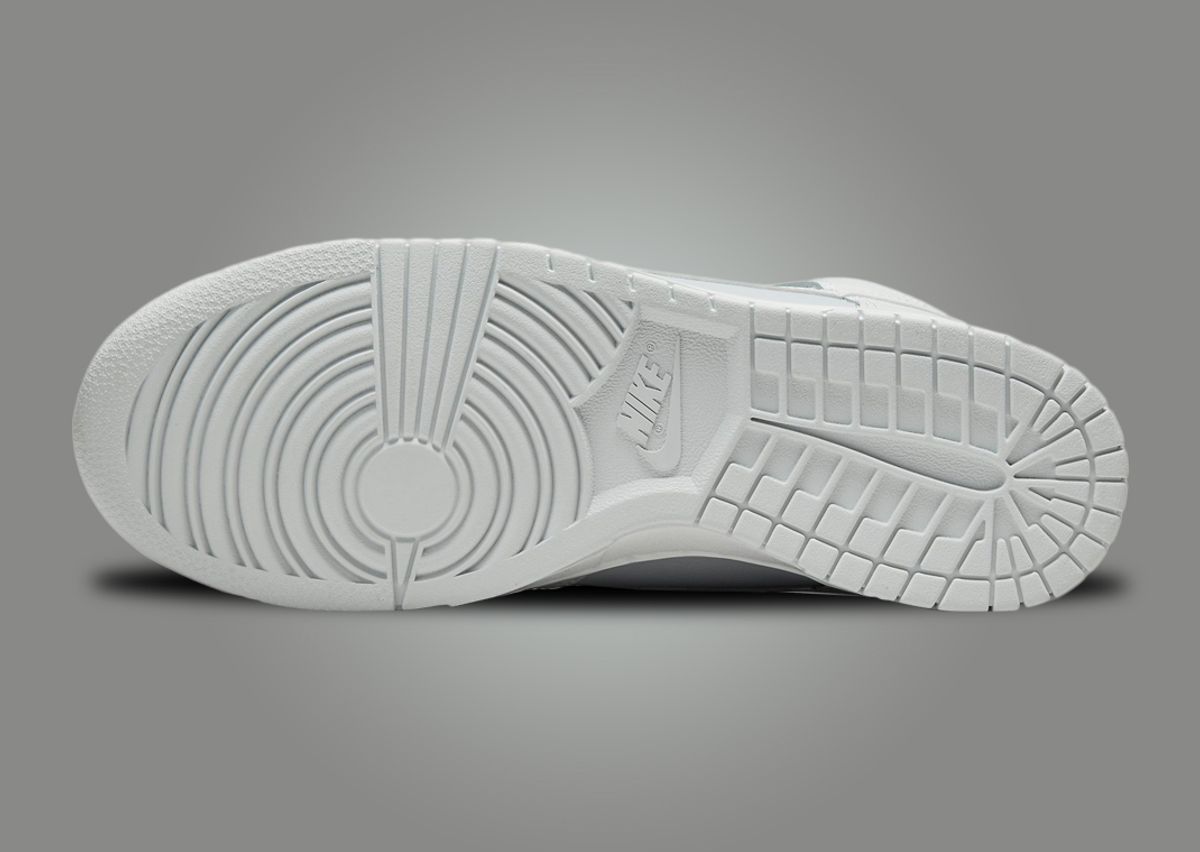 Nike's Dunk High Suits Up In Summit White And Pure Platinum Leather