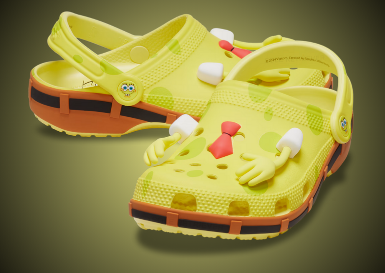 The SpongeBob Squarepants x Crocs Collection Releases in 2024