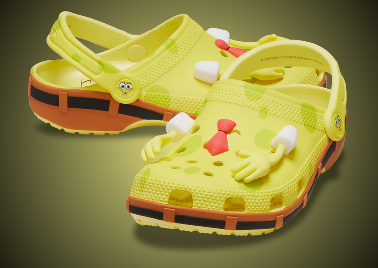 The SpongeBob Squarepants x Crocs Collection Releases in 2025