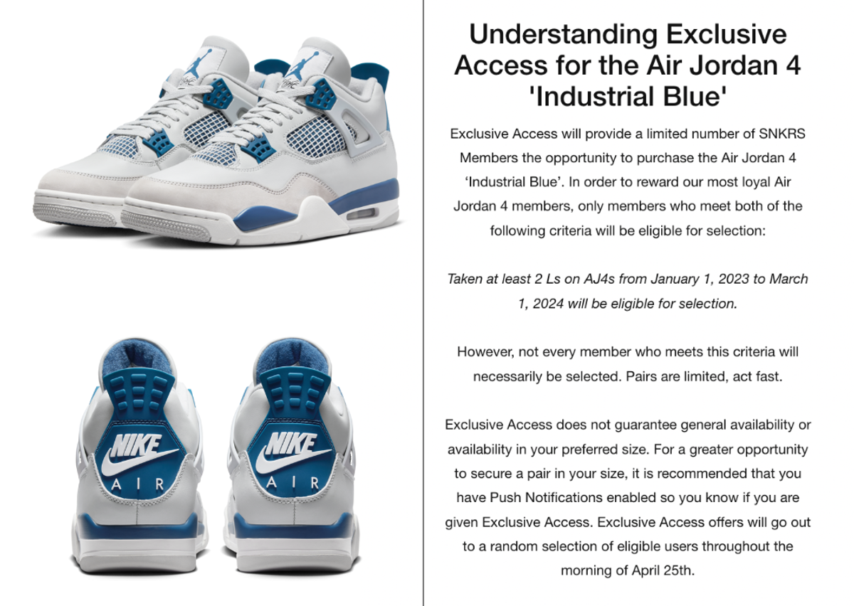 How To Get Exclusive Access For The Air Jordan 4 Military Blue