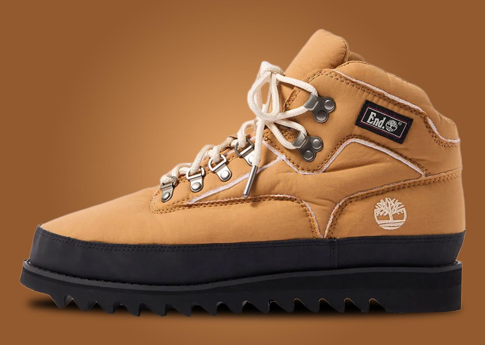 END. x Timberland Euro Hiker Boot Beige Lateral