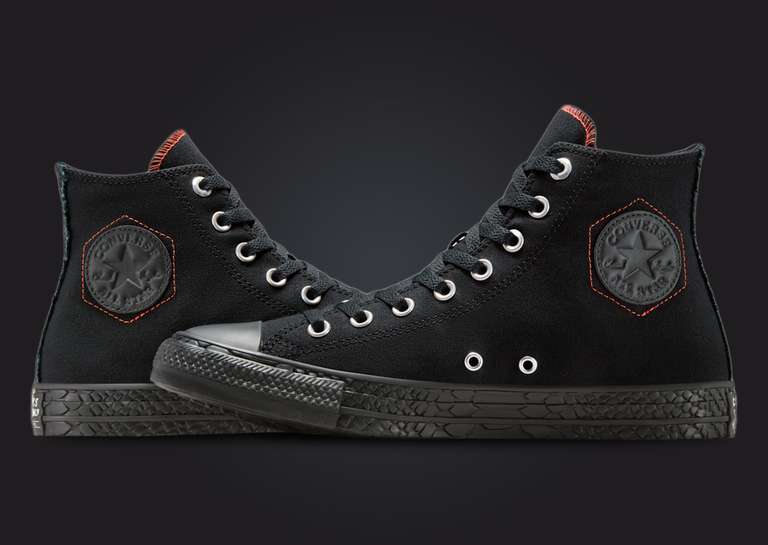 Dungeons & Dragons x Converse Chuck Taylor All Star Black Red Medial