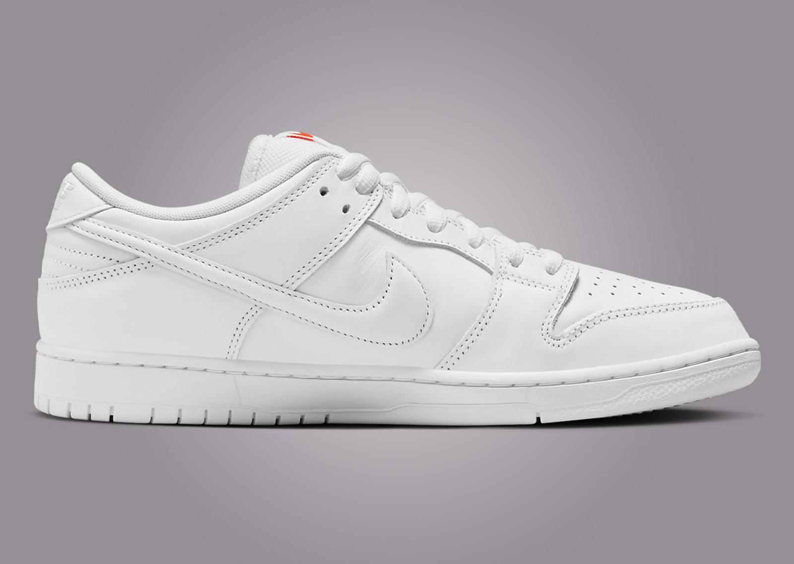 Nike SB Dunk Low ISO Triple White Medial