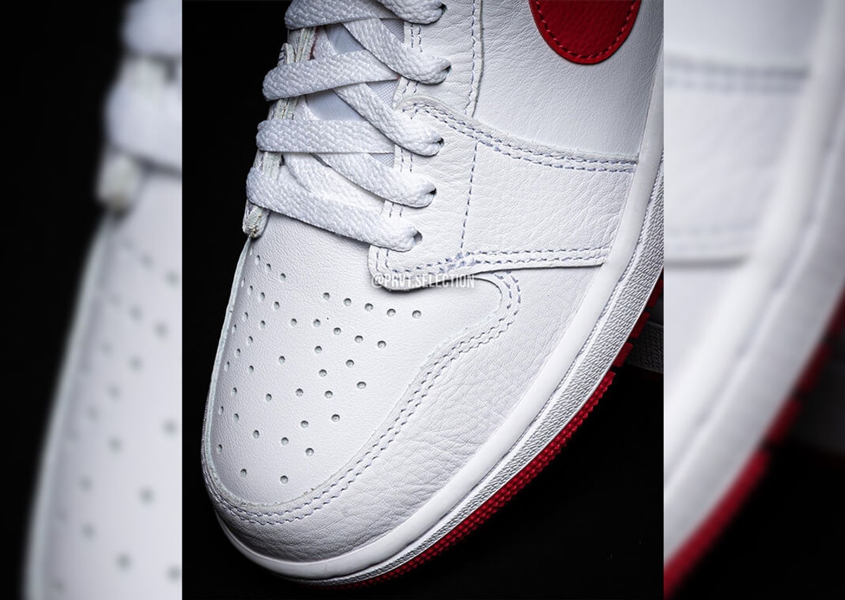 Nike Air Jordan low Brushstroke Limited Edition - Jordan Officially Reveals  the New Air Jordan Original 1 I White Metallic Dark Red - StclaircomoShops