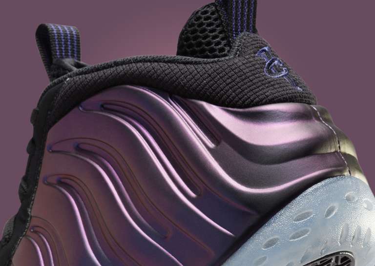 Nike Air Foamposite One Eggplant (2024) Heel Detail