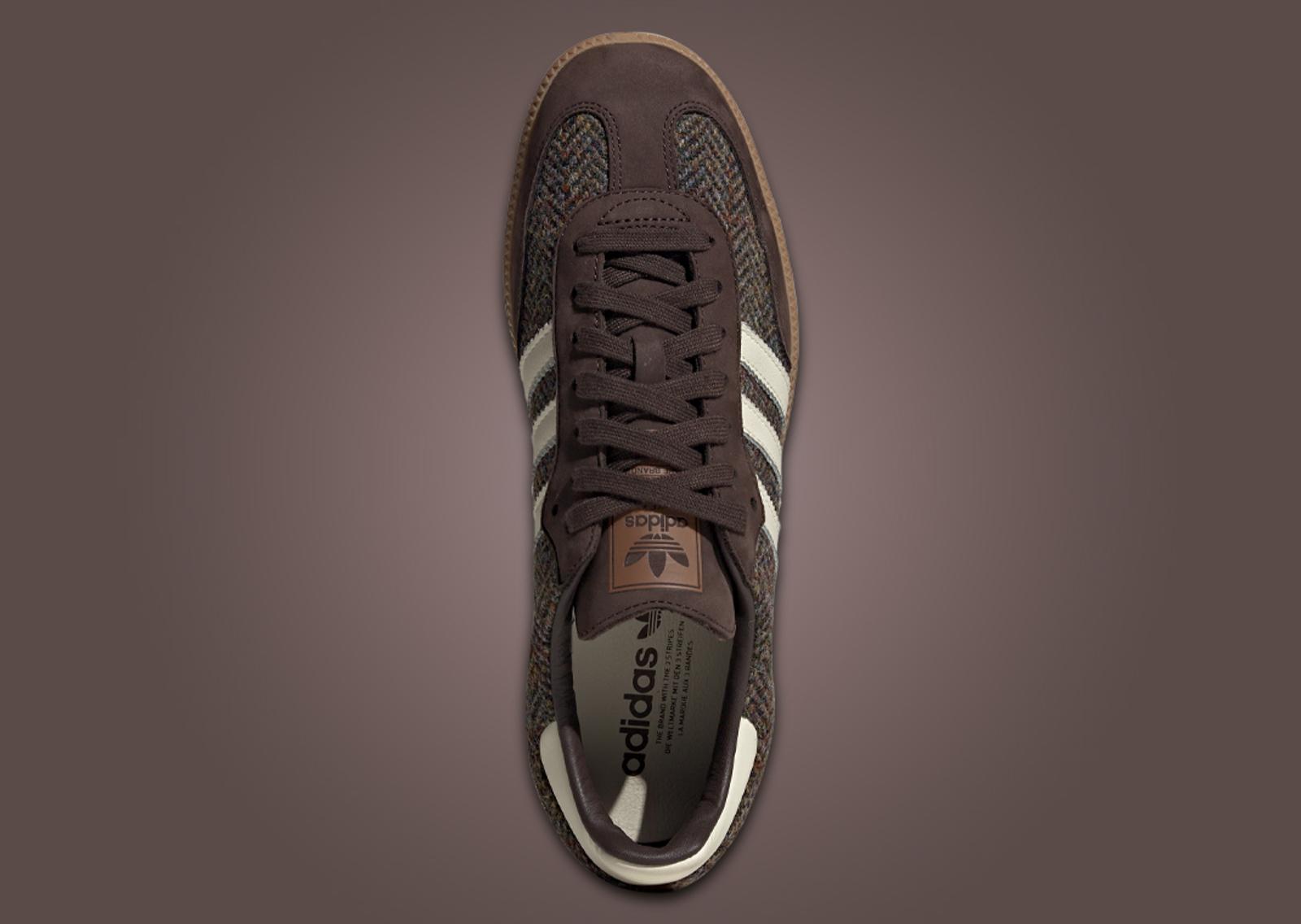 adidas Samba OG Tweed Dark Brown Top