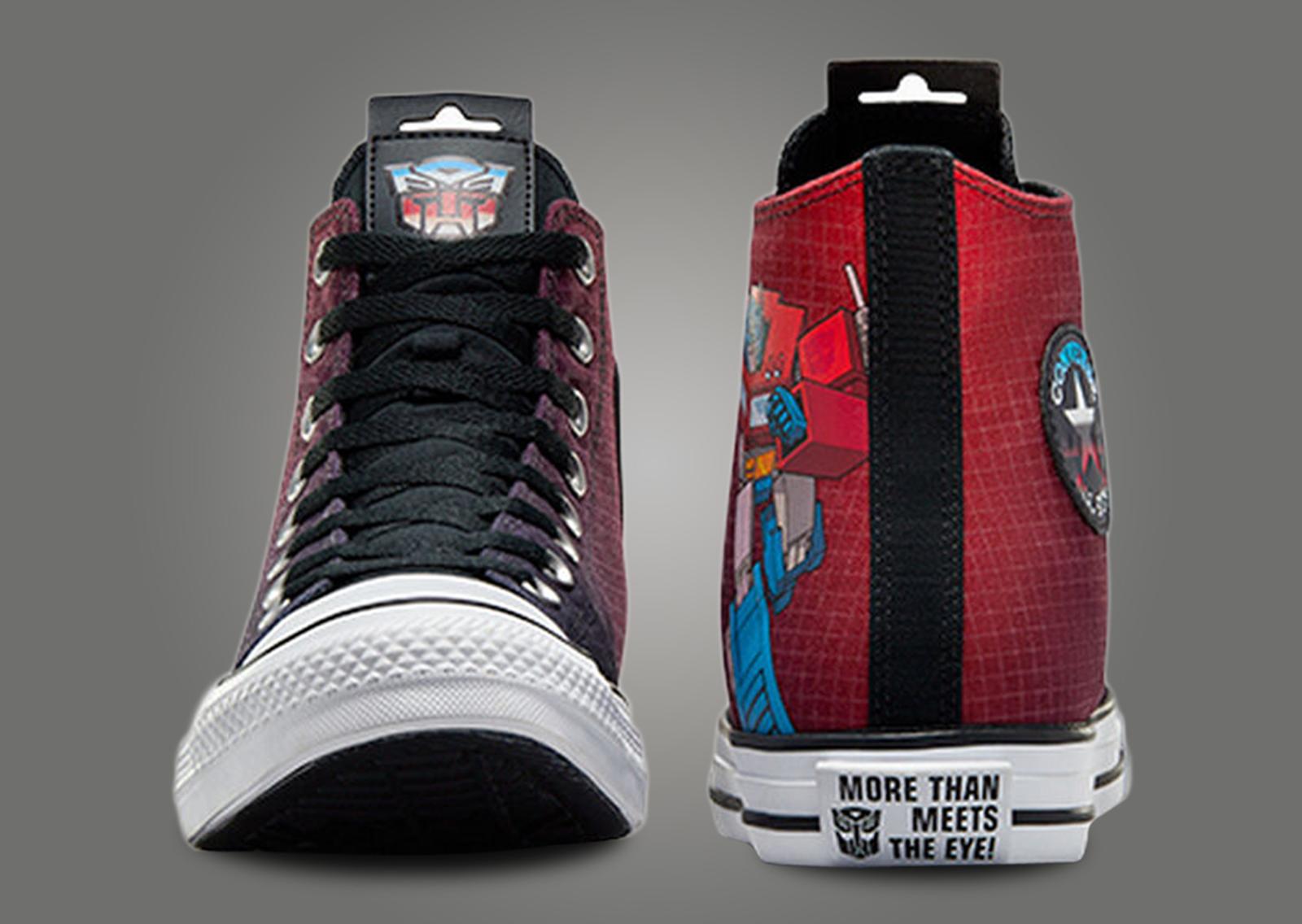 Transformers x Converse Chuck Taylor All-Star Hi Autobots Front & Back