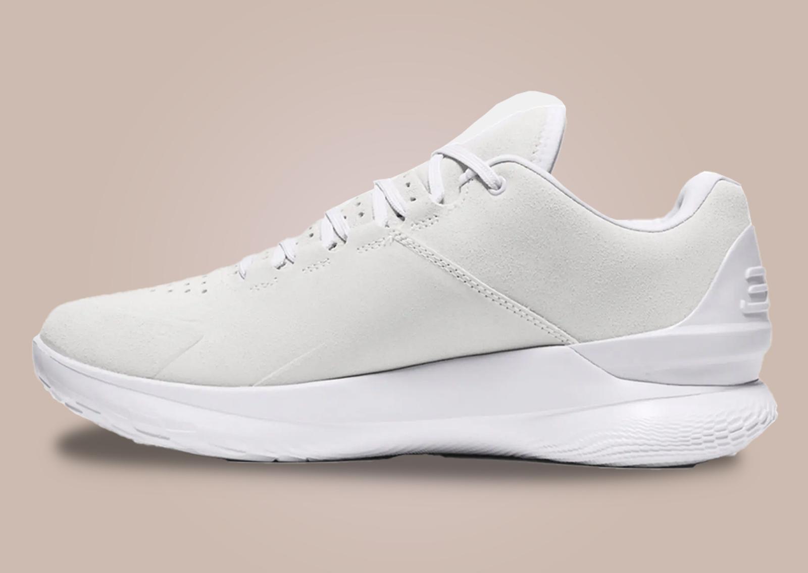 Under Armour Curry 1 Low FloTro Lux Minerals Halo Grey Medial