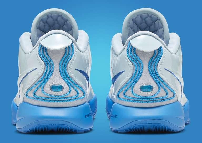 Nike LeBron 21 Blue Diver Heel