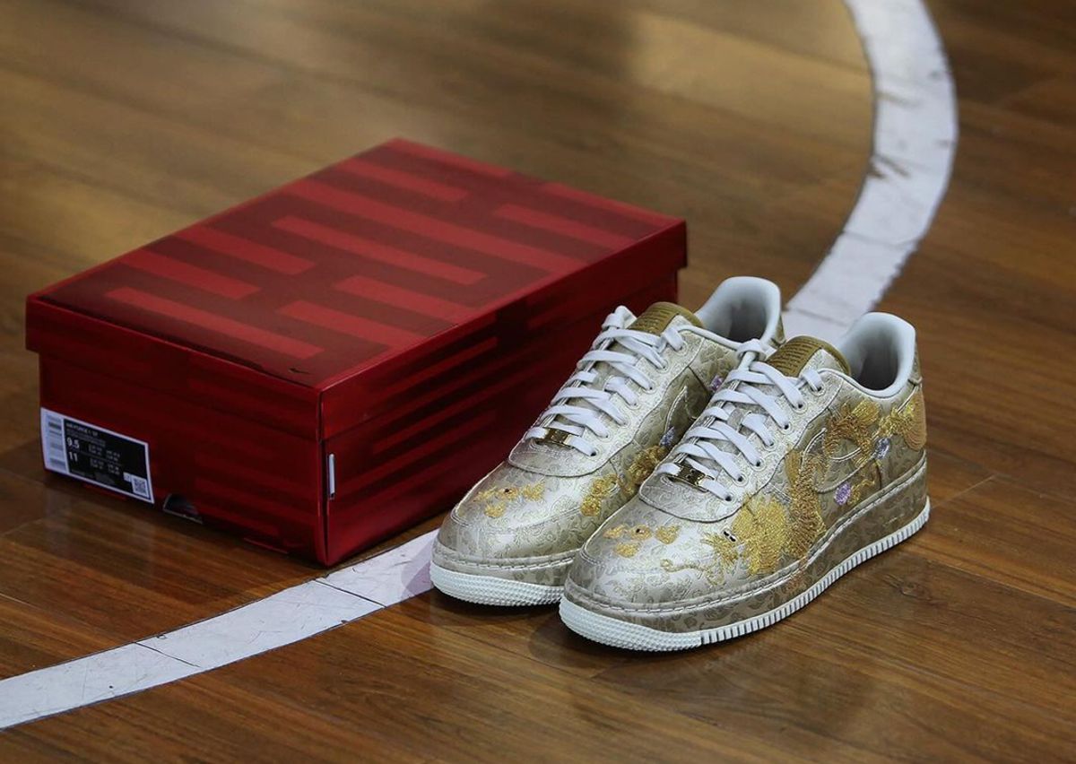 Nike Air Force 1 Low CNY (W) Packaging and Sneaker