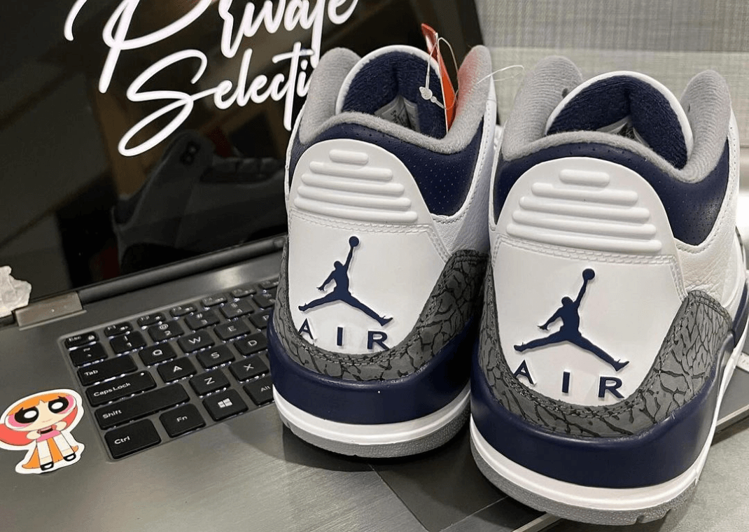 The Air Jordan 3 White Cement Navy Releases In January