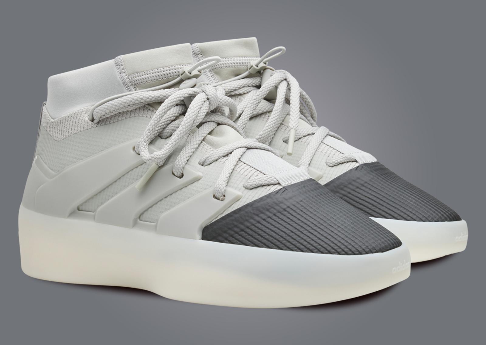 adidas Fear of God Athletics 1 Grey Black Angle