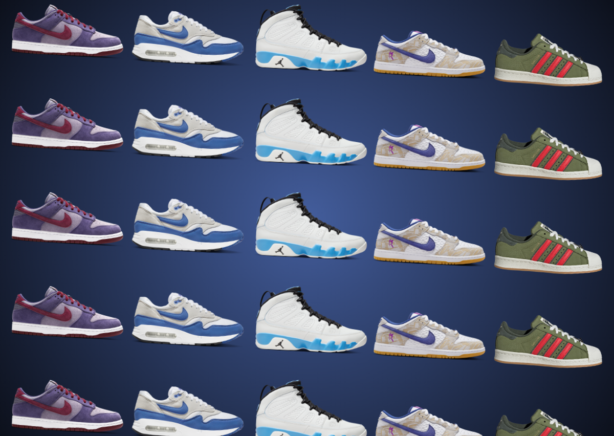 Sneakers coming online out this week