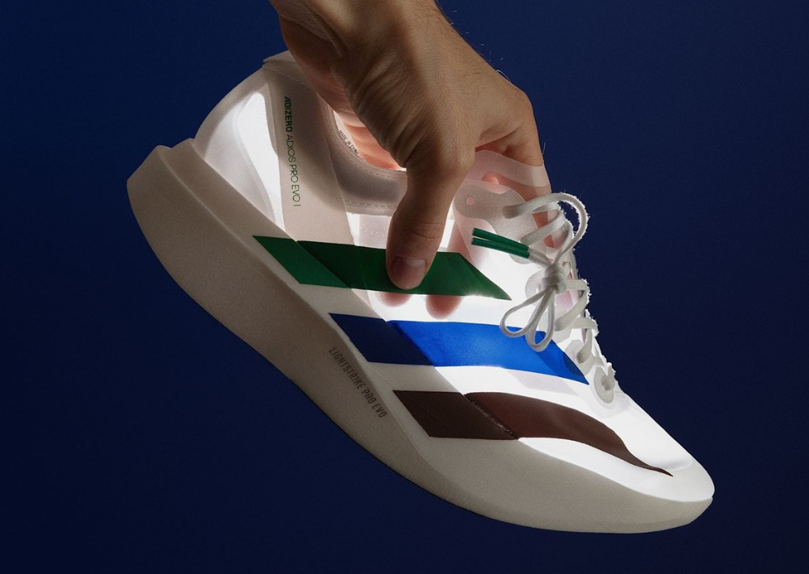 Pharrell Williams x adidas Adizero Adios Pro Evo 1 Earth Angle