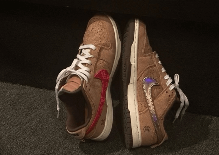 CLOT x Nike Dunk Low SP Flax Lateral