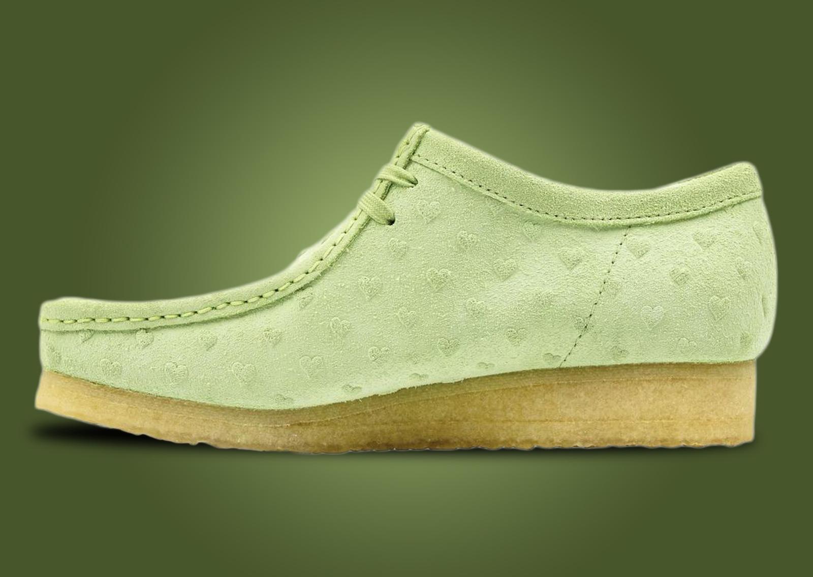 Golf Wang x Clarks Originals Wallabee Green Medial