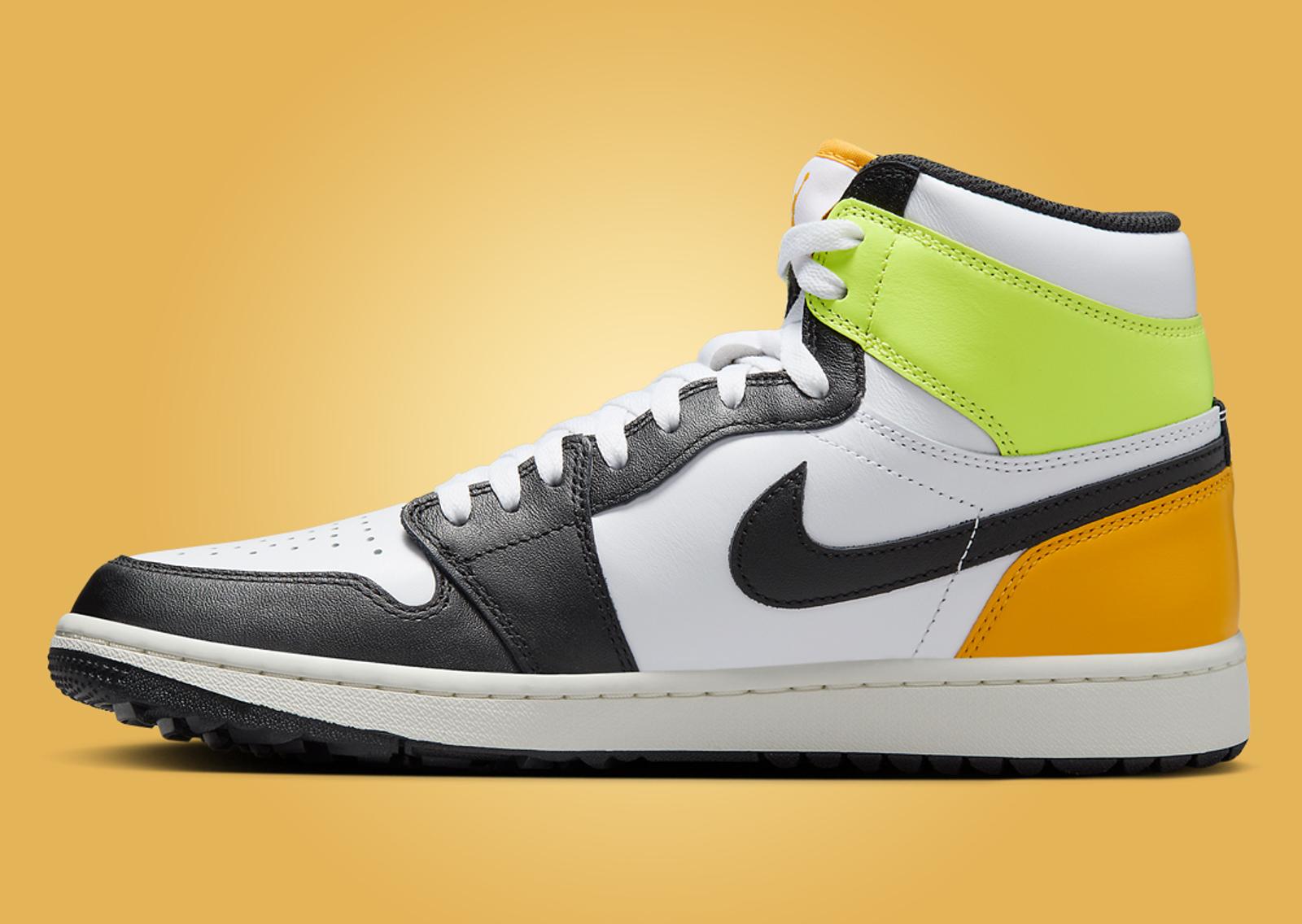 Air Jordan 1 High Golf Volt Gold Medial