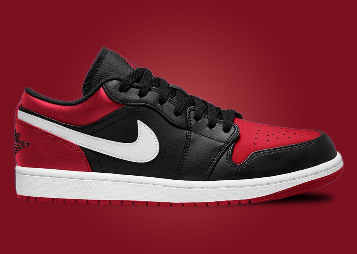 Nike aj 1 low red Clearance