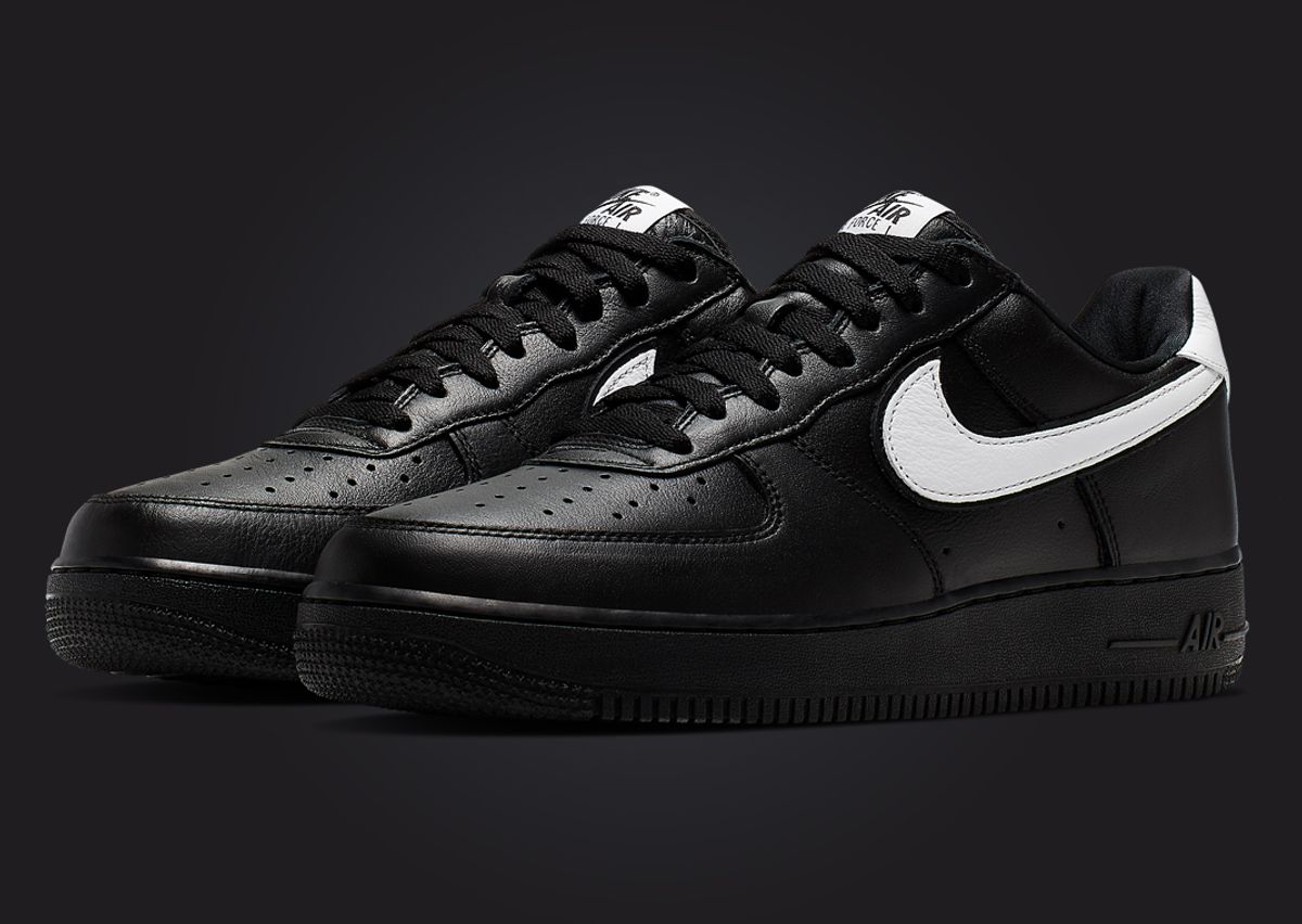 Nike air force 1 low black white black Clearance