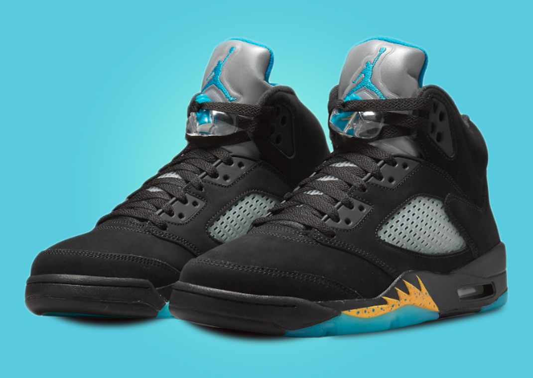 Teal jordan sales 5