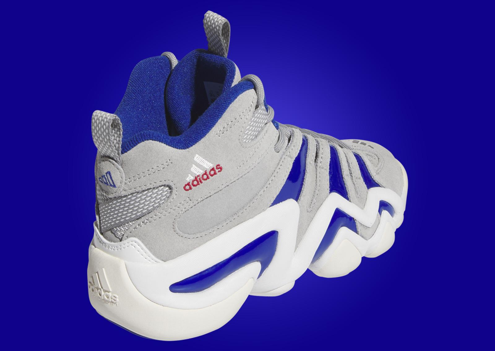 adidas Crazy 8 Grey Royal Heel Angle