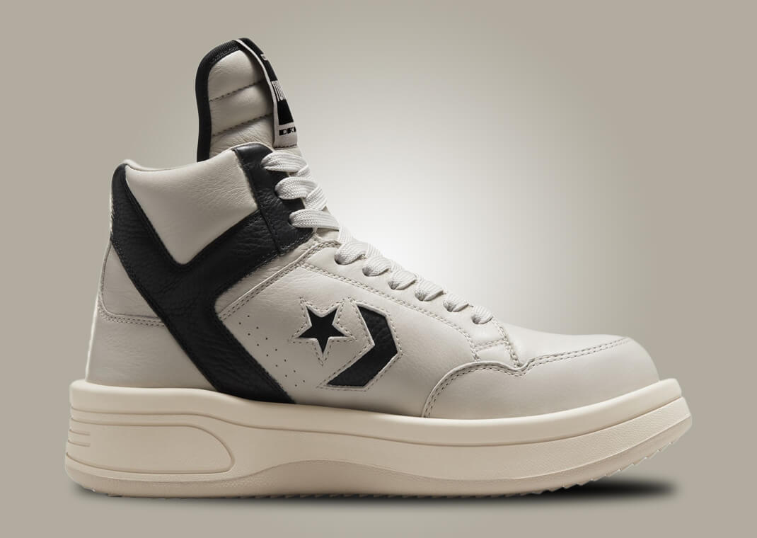 The Rick Owens x Converse DRKSHDW TURBOWPN Cream Black Releases