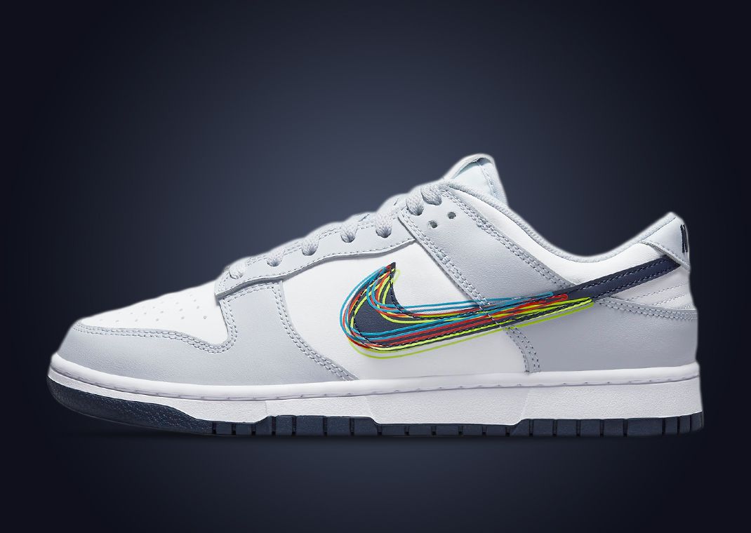 Stacked Swooshes Dress This Nike Dunk Low