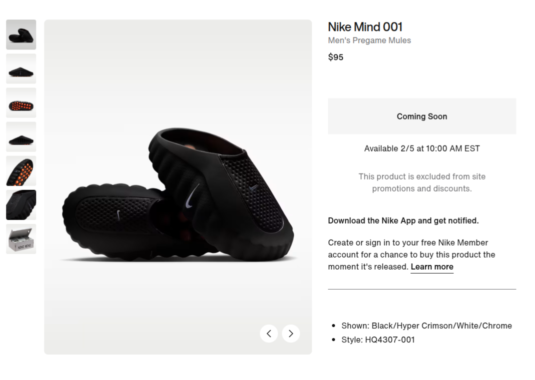 Where to Buy the Nike Mind Black Collection