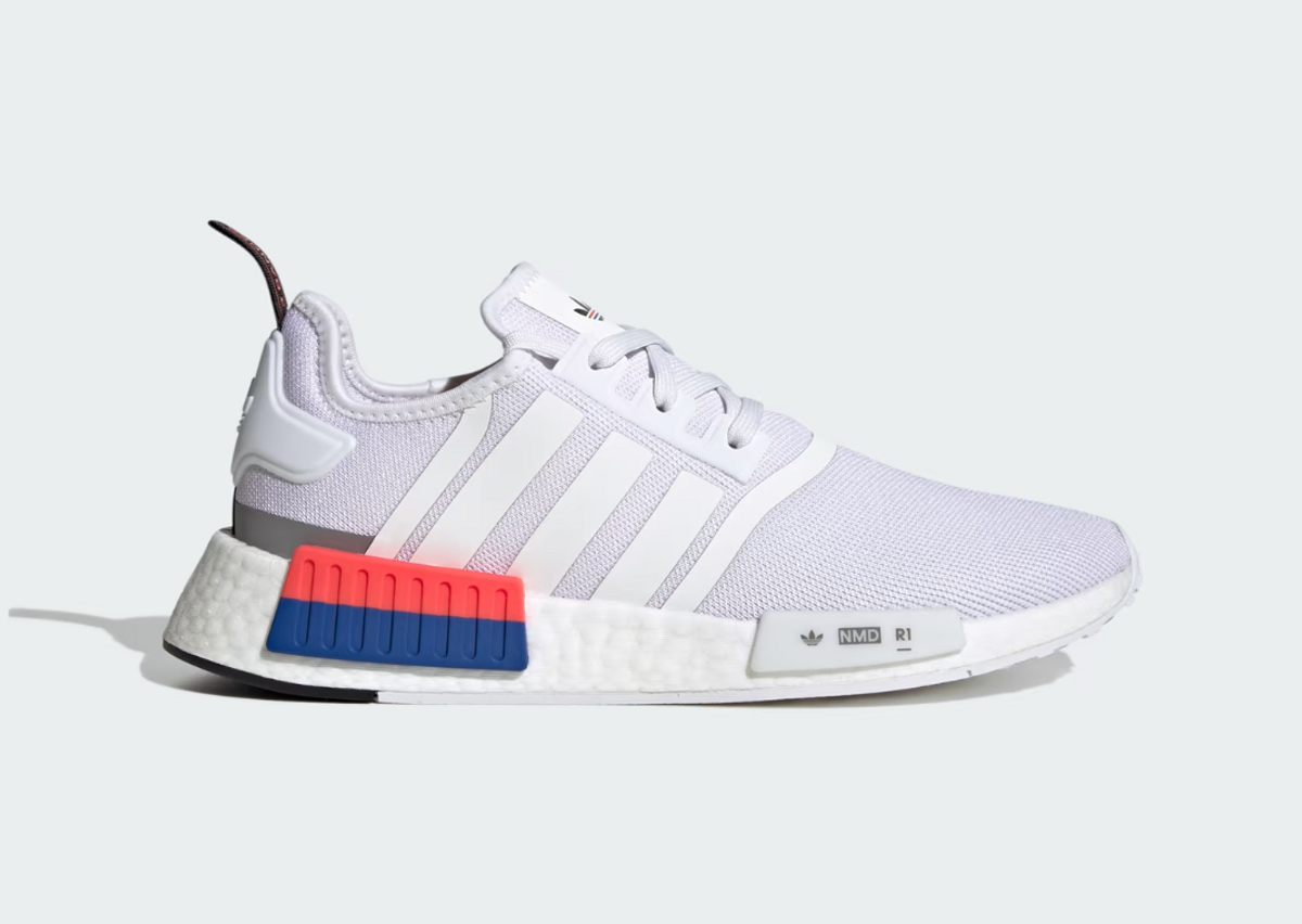 adidas NMD_R1 Cloud White Bright Red Lateral