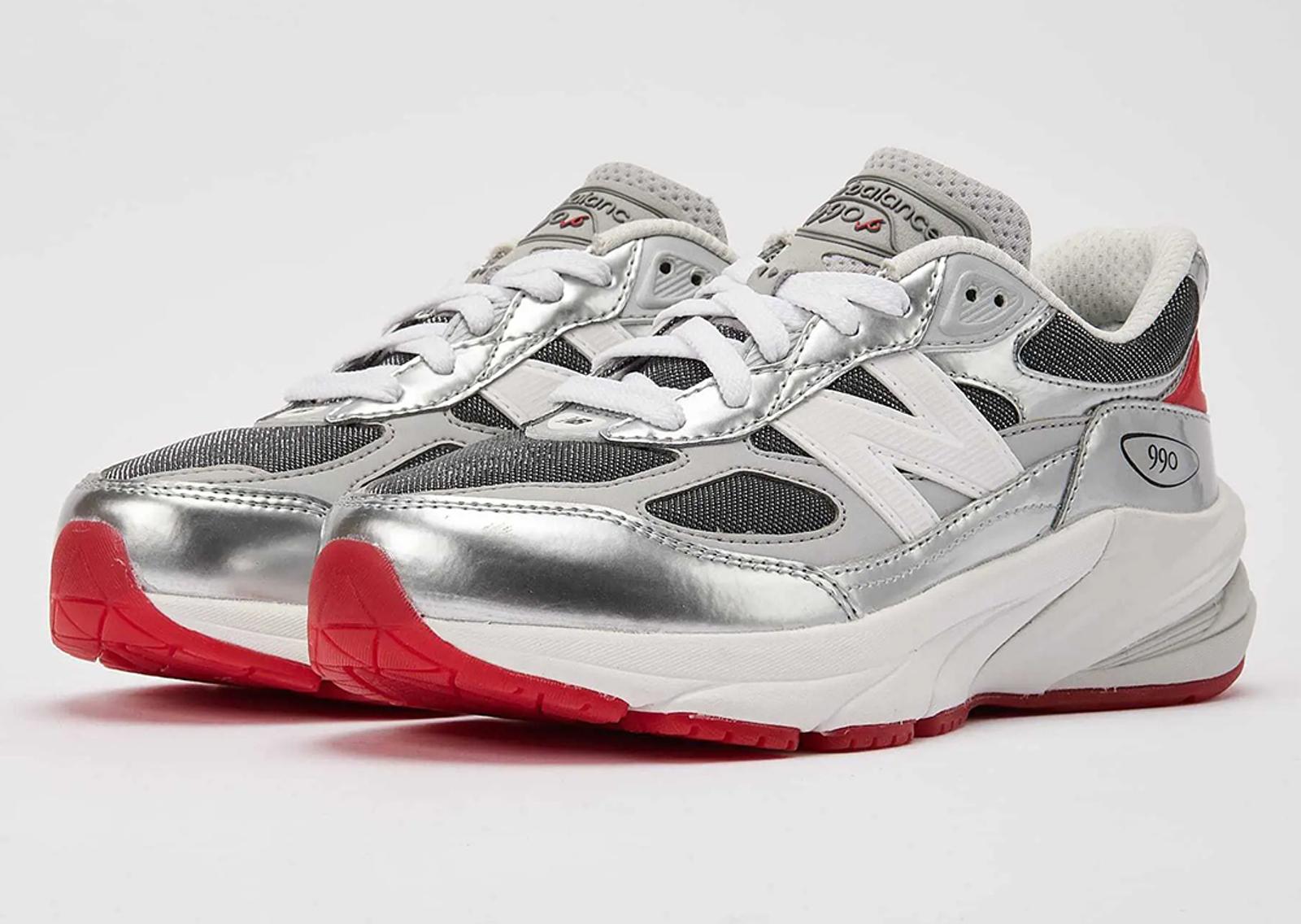 New Balance 990v6 Tinsel (GS) (DTLR Exclusive) Angle