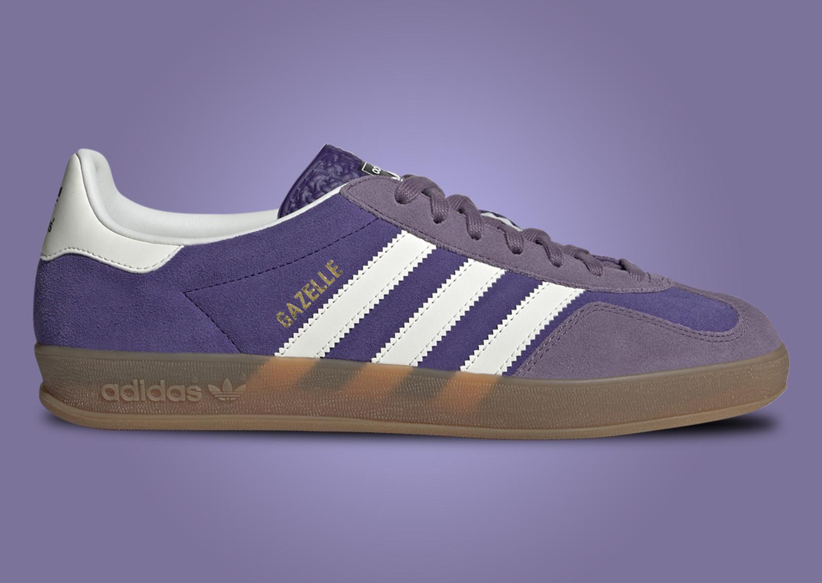 adidas Gazelle Indoor Collegiate Purple Lateral