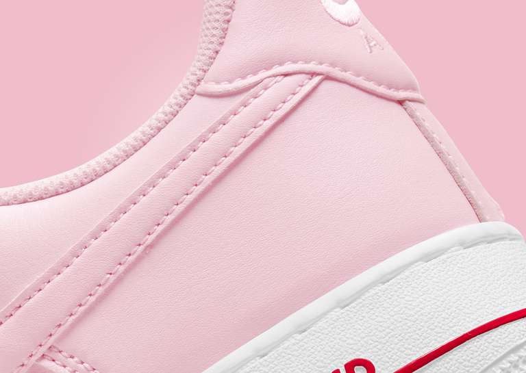 Nike Air Force 1 Low Rose Pink Heel Detail