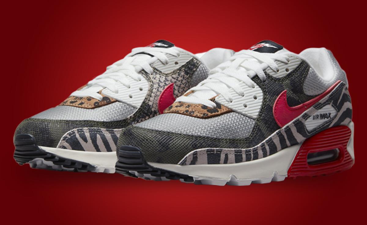 Wild Animal Prints Cover This Nike Air Max 90