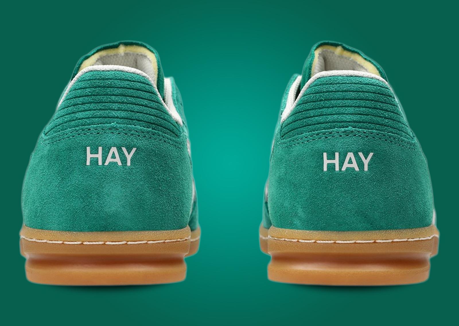 HAY x Asics Skyhand OG Green Heel