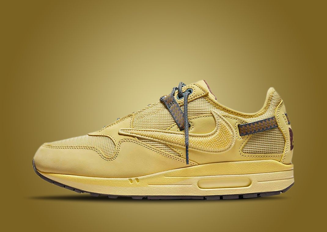 Travis Scott x Nike Air Max 1 Saturn Gold Releasing Soon